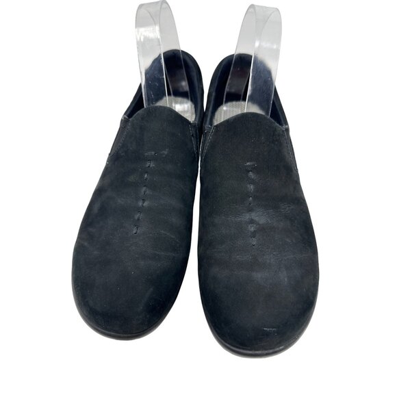 SAS Viva Black Suede Slip On Tripad Comfort Women's Shoes Size 8.5N - Picture 6 of 12